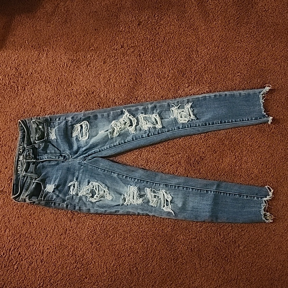 American Eagle Hi Rise jegging crop